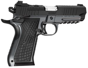 Kimber Mfg.,inc 3100018 KDS9C Rail 9mm 10+1 4.09" KimPro Gray/Black Front and Rear Serrations Stainless Steel G-10 Grip