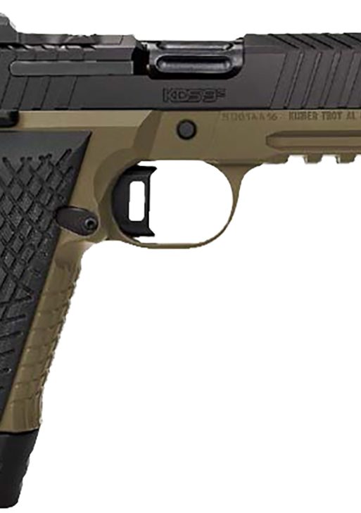 Kimber Mfg.,inc 3100023 KDS9C TFS 9mm 15+1 18+1 4.60" FDE/Black Front and Rear Serrations Stainless Steel G-10 Grip