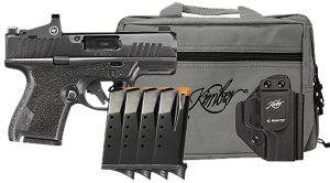 Kimber Mfg.,inc 3800027 R7 Mako OI Bundle 9mm 10+1 3.37" FNC Stainless Steel Slide Molded Stippling Crimson Trace CT-1500 Optic