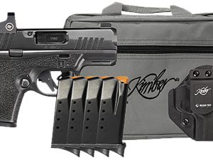 Kimber Mfg.,inc 3800027 R7 Mako OI Bundle 9mm 10+1 3.37" FNC Stainless Steel Slide Molded Stippling Crimson Trace CT-1500 Optic