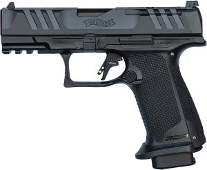 Walther Arms 4796040 PDP F-Series Pro 9mm Luger 18+1 4" Black Steel Barrel, Black Serrated/Optic Ready Steel Slide, Black Polymer Frame w/Picatinny Rail, Medium Backstrap Grip