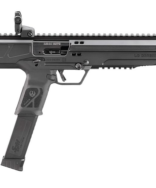 Ruger 19307 LC Carbine 10mm Auto 30+1 16.25" Black Anodized Threaded Barrel, Black Anodized Picatinny Rail Aluminum Receiver, M-LOK Handguard, Adj Folding Black Polymer Stock, Ambidextrous