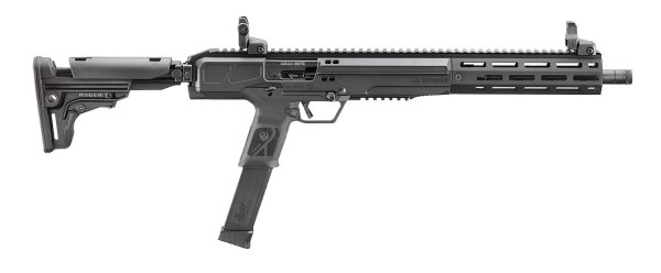 Ruger 19307 LC Carbine 10mm Auto 30+1 16.25" Black Anodized Threaded Barrel, Black Anodized Picatinny Rail Aluminum Receiver, M-LOK Handguard, Adj Folding Black Polymer Stock, Ambidextrous