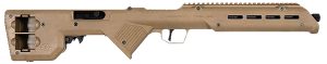 Desert Tech TRKRF2218FDE TREK-22  Flat Dark Earth Compact 22 LR 18" Free Floating Steel Barrel, Picatinny Rail Receiver, M-LOK Handguards, Fixed Polymer Stock, Suppressor Ready