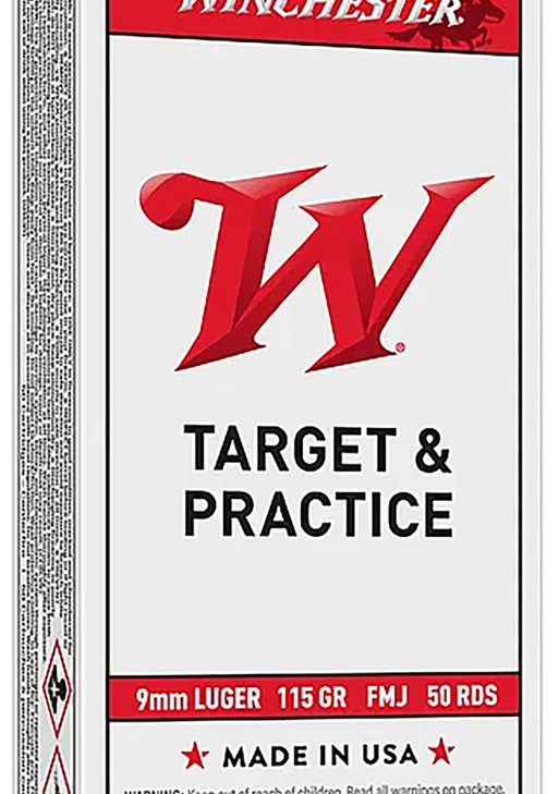 Winchester Ammo Q4172X   9mm 115gr Full Metal Jacket 50 Per Box/10 Case