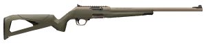 Winchester Repeating Arms 521158102 Wildcat SR 22 LR 10+1 16.50" Flat Dark Earth Button Rifled Barrel, Flat Dark Earth Picatinny Rail Polymer Receiver, Adj Cheek Piece & LOP OD Green Synthetic Stock