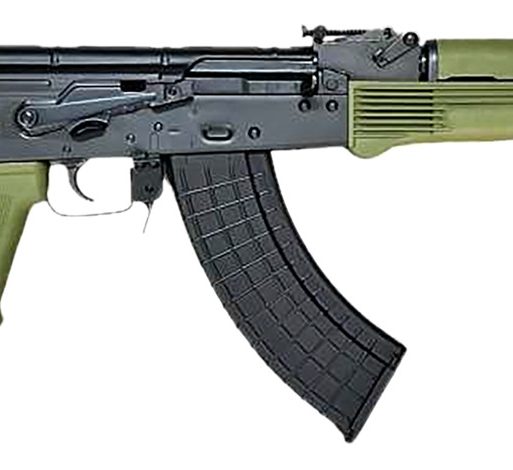 Riley Defense Inc RAK102G RAK  7.62x39mm 30+1 16.25" Black Nitride Threaded Barrel, Black Oxide Mil-Spec Receiver, Fixed Army Green Polymer, Stock OD Green Polymer Grip