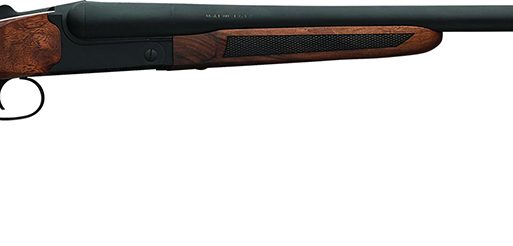 Charles Daly 930387 500 Coach 20 Gauge Break Open 3" 2rd 20" Black Side By Side Barrel, Steel Receiver, Fixed w/Pistol Grip Checkered Walnut Walnut Stock
