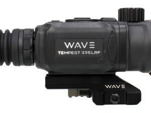 Wave WTS200 Tempest 335 LRF Thermal Black 3.3x35mm Illuminated Multi Reticle 384x288, 12 Microns, 50 Hz Resolution, Digital Zoom 13.2x Rapid/Smooth