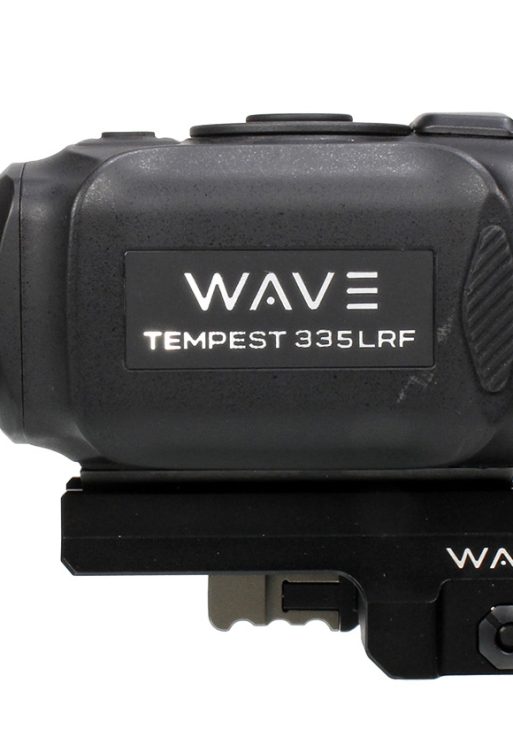 Wave WTS200 Tempest 335 LRF Thermal Black 3.3x35mm Illuminated Multi Reticle 384x288, 12 Microns, 50 Hz Resolution, Digital Zoom 13.2x Rapid/Smooth