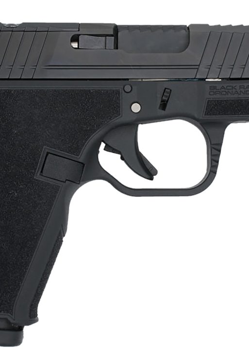 Black Rain Ordnance FLP9MMBLK   Compact Frame 9mm 15+1 4" Stainless Steel Slide