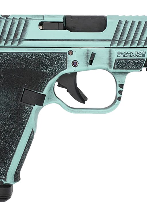 Black Rain Ordnance FLP9MMTBB   Compact Frame 9mm 15+1 4" Stainless Steel Slide