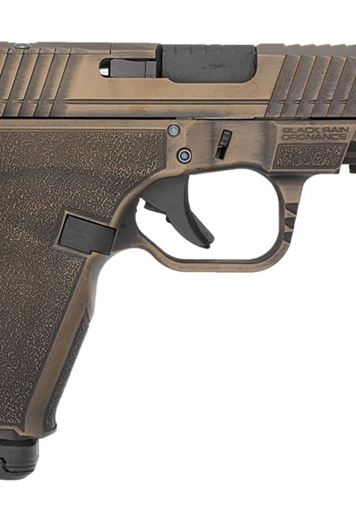 Black Rain Ordnance FLP9MMBB   Compact Frame 9mm 15+1 4" Stainless Steel Slide