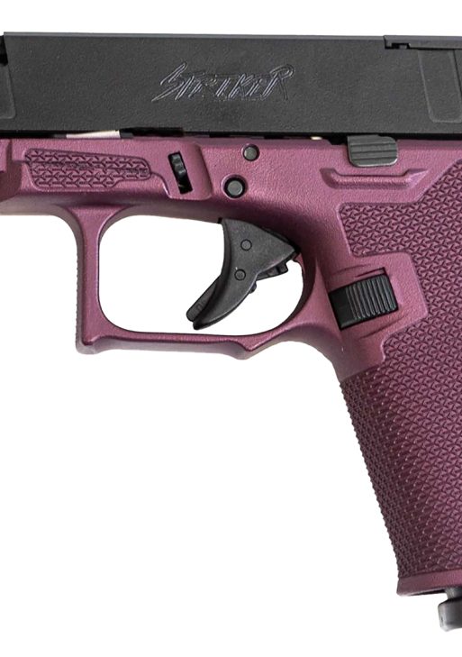 Great Lakes Firearms GL19CHY Striker  9mm 15+1 4" Front/Rear Serrations Cerakote Black Cherry