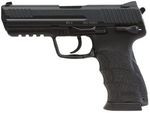 HK 81001113 HK45 V1 45 ACP 10+1 4.46" Black Polygonal Rifled Barrel, Black Cerakote Serrated Steel Slide, Black Polymer Frame w/Picatinny Rail, Ambidextrous