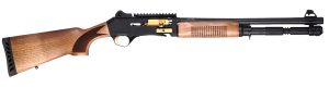 Four Peaks Imports 12077 AKSA Arms S4 12 Gauge 3" 5+1 18.50" Chrome Plated 7075-T6 Aluminum Receiver Wood Stock