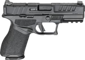 Springfield Armory EC9409BLCU Echelon  Compact Frame 9mm 10+1 4" Black Melonite Steel Barrel & Optic Ready/Serrated Steel Slide, Black Polymer Frame w/Picatinny Rail, Textured Grip