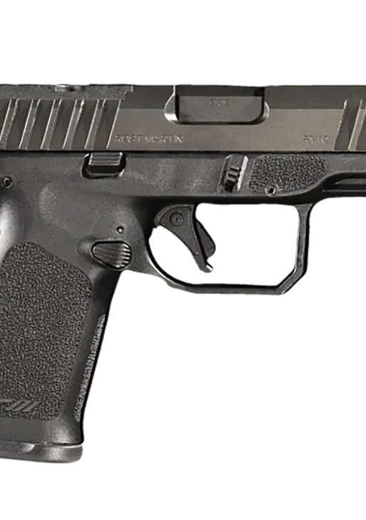 Rost Martin RM1CBLKOSP10CA RM1C *CA Compliant 9mm Luger 10+1 4" Black Compensated Match Grade Barrel, Black Tenifer Optic Ready/Serrated Steel Slide, Black Textured Grip