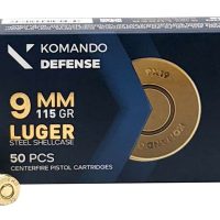 Dickinson LLC BRASS/STL   9mm 115gr Full Metal Jacket 50 Per Box/20 Case