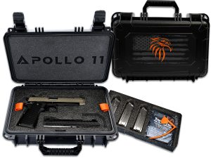 Live Free Armory LFAPF712086 Apollo 11  9mm 17+1 4.15" 416 Stainless Steel Slide Elite Flat Dark Earth Cerakote Black Polymer Grip