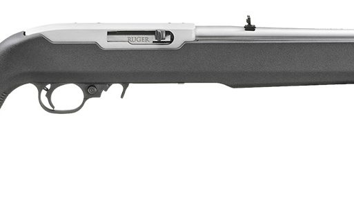 Ruger 31224 10/22  Carbine 22 LR 10+1 18.50" Clear Satin Stainless Steel Barrel, Drilled & Tapped Stainless Steel Receiver, Black Textured Magpul MOE X-22 w/M-LOK Synthetic Stock