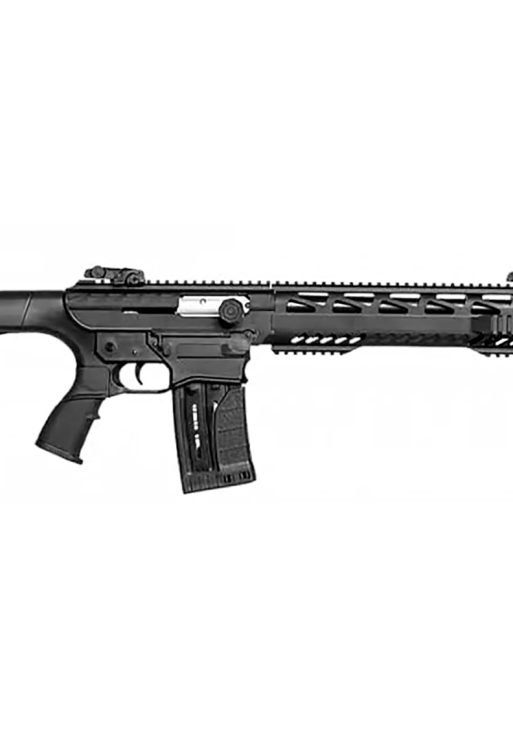 Gforce Arms GF991220DLX GF99 Deluxe 12 Gauge 5+1 20" Black Threaded Barrel, Black Cerakote Picatinny Rail Receiver, Adjustable Black Synthetic Stock
