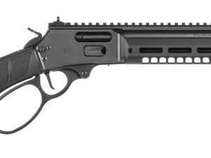 Smith & Wesson 14195 1854 Stealth Hunter 45 Long Colt 8+1 16.30" Black Armornite Threaded Barrel, Black Anodized Aluminum Receiver w/Picatinny Rail, Fixed w/Textured Grip Panels Black Synthetic Stock