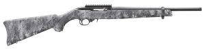 Ruger 31215 10/22  Carbine 22 LR 10+1 16.12" Satin Black Steel Threaded Barrel, Steel Receiver w/Scope Rail, Fixed Kryptek Typhon Camo Synthetic Stock