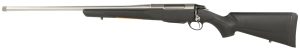 Tikka JRTXB41422MT T3 Lite Full Size 22-250 Rem 3+1 22.40" Stainless Threaded Barrel, Drilled & Tapped Stainless Steel Receiver, Fixed Black Synthetic Stock, Left Hand