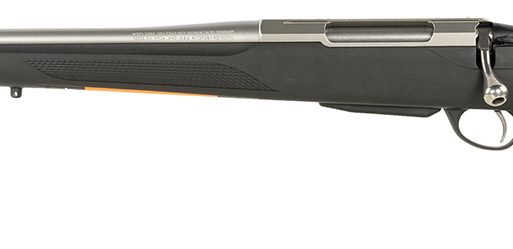 Tikka JRTXB41422MT T3 Lite Full Size 22-250 Rem 3+1 22.40" Stainless Threaded Barrel, Drilled & Tapped Stainless Steel Receiver, Fixed Black Synthetic Stock, Left Hand