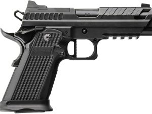 Fusion Firearms XP9BLK XP Pro 9mm Luger 17+1 4" Black Tennifer Bull Barrel, Black Optic Cut/Serrated/Vent Cut Slide, Black Steel Frame w/Beavertail & Picatinny Rail, Black Aluminum Grip