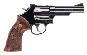 Smith & Wesson 14046 Model 19  K-Frame 357 Mag 6 Shot 4.25" Blued Carbon Steel Barrel, Cylinder & Frame, Checkered Wood Grip, No Safety