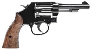 Smith & Wesson 14074 Model 10  K-Frame 38 S&W Spl+P 6 Shot 4" Blued Carbon Steel Barrel, Cylinder & Frame w/Rear Sight Integral Slot, Tyler Gun Works Walnut Grip, No Safety