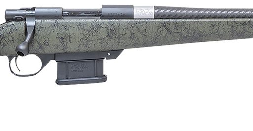 Howa HCE6ARCGRN 1500 Carbon Elevate 6mm ARC 20" Carbon Fiber Wrapped Threaded Barrel, Black Drilled & Tapped Steel Receiver, Fixed Stocky's OD Green w/Black Webbing Synthetic Stock, Right Hand
