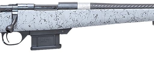 Howa HCE6ARCGRY 1500 Carbon Elevate 6mm ARC 20" Carbon Fiber Wrapped Threaded Barrel, Black Drilled & Tapped Steel Receiver, Fixed Stocky's Gray w/Black Webbing Synthetic Stock, Right Hand