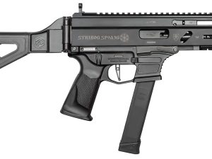 Grand Power 810091152850 Stribog SP9A3G 9mm Luger 8" Black, SB Tactical Brace