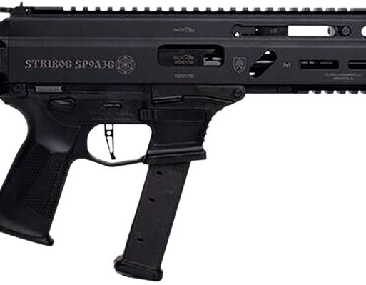 Grand Power 810091156025 Stribog SP9A3G 9mm Luger 16" Black Barrel, Black Receiver, Polymer Stock & Grip