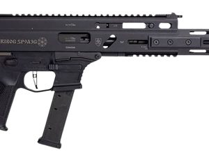 Grand Power 810091156094 Stribog SP9A3G 9mm Luger 16" Black Barrel, Black Receiver, Polymer Stock & Grip