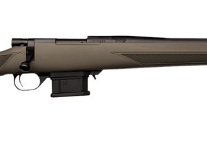 Howa HMACF65GYTH 1500 Mini Action 6.5 Grendel 20" Black Carbon Fiber Threaded Barrel, Black Drilled & Tapped Steel Receiver, Fixed HTI Green Synthetic Stock