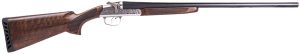 ATI ATIGKOF20RP26 Road Agent Prime 20 Gauge Break Open 2rd 26" Black Side By Side Barrel, Silver Engraved Aluminum Receiver, Fixed Turkish Walnut Stock