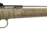 Crickett KSA2443 Gen2  Youth 22 LR 1rd 16.13" Stainless Single Shot Barrel, Stainless Steel Receiver, Tan w/Black Webbing Fixed Synthetic Stock