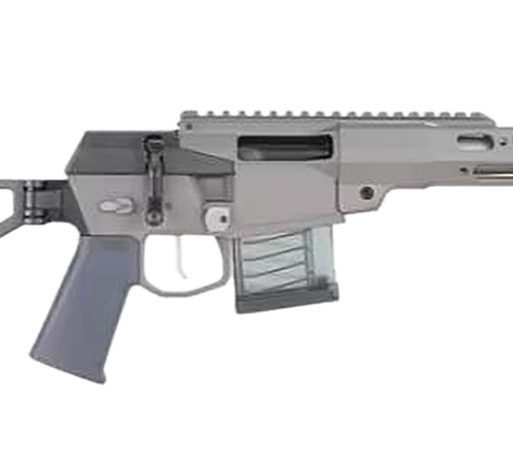 Q LLC MINIFIX55612INPISTOL Mini Fix  5.56 NATO 12" Gray Tapered Threaded Barrel, M-LOK Handguard, Gray Picatinny Rail Receiver, Adj Folding Stock,  Black Polymer Grip