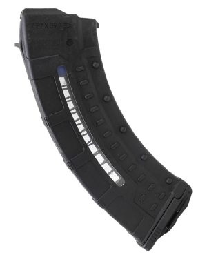 Leapers RBTAKM30   30rd Windowed 7.62x39mm Black Polymer/Steel