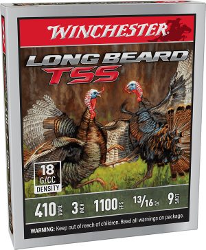 Winchester Ammo LBTSS4139 Long Beard TSS  410Bore 3" 13/16oz Tungsten 9Shot 5 Per Box/20 Case