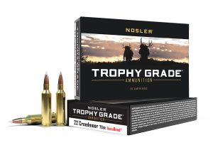 Nosler 60152 Trophy Grade  22Creedmoor 70gr AccuBond 20 Per Box/10 Case