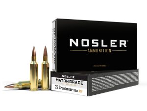 Nosler 51297 Match Grade  22Creedmoor 85gr RDF Hollow Point Boat Tail 20 Per Box/10 Case