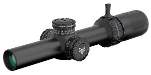 Swampfox Optics ARH16241GB Arrowhead  Black 1-6x24mm 30mm Tube Guerrilla Dot BDC Green Reticle