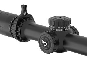 Swampfox Optics THK16241RB Tomahawk II  Black 1-6x24mm 30mm Tube BDC Red Reticle