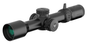 Swampfox Optics TWK525563L Warhawk  Black 5-25x56mm 34mm Tube Sharpshooter MIL Reticle