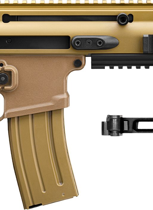 FN 38101885 SCAR 15P 5.56x45mm 10+1 7.50" Black Flat Dark Earth Picatinny Rail Aluminum Receiver SB Tactical Brace